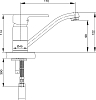 Смеситель E.C.A. Vera 102108743 для кухонной мойки
