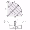 Акриловая ванна Villeroy & Boch Squaro BQ145SQR3V-01 белый