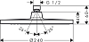 Верхний душ Hansgrohe Crometta S 240 1jet LowPressure 26725000