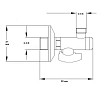 Шланговое подключение  Margaroli 58FGL