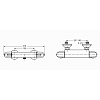 Смеситель для душа Ideal Standard Ceratherm 100 A3202AA, хром