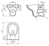 Инсталляция Cersanit Aqua smart m40, с унитазом City co dpl eo slim, клавиша pilot стекло белая, крышка микролифт, комплект