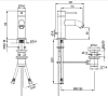 Смеситель для раковины M&Z Ditirambo DRB00200 хром