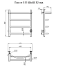 Полотенцесушитель электрический Тругор Пэк Пэксп5П60х4032 хром