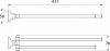 Полотенцесушитель двойной Iddis Mirro MIRSB22I49 хром