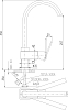 Смеситель Rav Slezak Loira LR514.5 для кухонной мойки