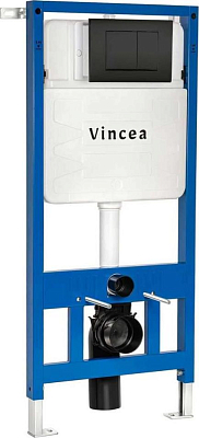 Клавиша смыва Vincea VFP-001MB, черный матовый