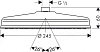 Верхний душ 240мм Axor Carlton 28474000