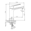 Смеситель для раковины Haiba HB10533-3 серый