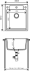 Мойка кухонная Domaci Савона PA 460 песочная