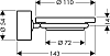 Мыльница Axor Uno-2 41533000
