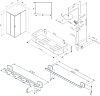 Комплект душевого уголка с душевой системой и аксессуарами AM.PM Gem S 120x80 WK93ER, матовый черный