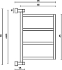 Полотенцесушитель водяной Margaroli Brezza 700-4