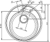 Кухонная мойка Iddis Kitchen G K03P511i87, бежевый матовый