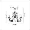 Подвесная люстра Odeon Light Versia 4977/6