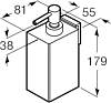 Дозатор для жидкого мыла Roca Rubik 816842001