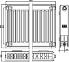 Радиатор стальной Kermi FKO 220610 тип 22