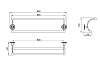Полотенцедержатель Timo Nelson 150056/00 хром