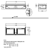 Тумба под раковину 120 см Geberit iCon 841122000, коричневый