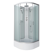 Душевая кабина Niagara Classic 33021424BKT стекло матовое, профиль серебро