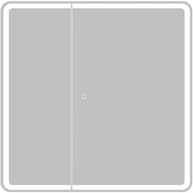 Зеркальный шкаф BelBagno Marino SPC-MAR-800/800-2A-LED-TCH 80 см, с подсветкой, белый
