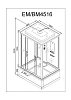 Душевая кабина Deto Em EM4516EL