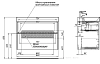 Тумба под раковину Aquanet Бруклин 310142 черный