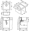 Кухонная мойка Alveus Formic 20 1128395, белый