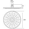 Душ верхний Cisal Xion DS016420D1 серый