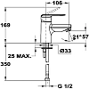 Смеситель для раковины Mofem Mode 150-0046-40 хром