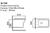 Подвесной унитаз Black&White Universe W-723, безободковый