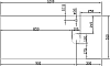 Раковина накладная Diwo Moduo 63569/00-00001252/С17822 белый, коричневый