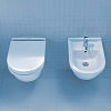 Подвесной унитаз Rimless Duravit Starck-3 45270900A1 безободковый с крышкой-сиденьем soft close