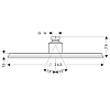 Верхний душ 350 mm Hansgrohe Raindance Classic 28435000