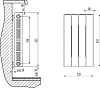 Радиатор биметаллический Rifar SUPReMO 350 4 секции