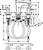 Смеситель Hansgrohe PuraVida 15073000 для раковины