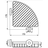 Полка Rav-Slezak Colorado COA0302 хром