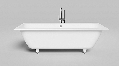Ванна из искусственного камня Salini Orlanda Axis 180x80 103222M, белый