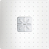 Верхний душ Grohe Rainshower SmartActive Cube 26479LS0 с кронштейном белая луна