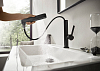 Смеситель для раковины Hansgrohe Finoris 76063670, матовый чёрный