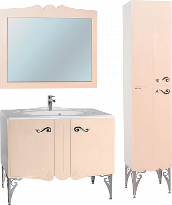 Тумба для комплекта Bellezza Эстель 90 бежевая