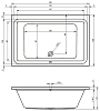 Акриловая ванна Riho Thermae Line BZ77 белый