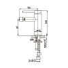 Смеситель для биде Caprigo Don 53-030-NER черный