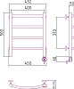 Полотенцесушитель электрический Сунержа Галант 50x40 R