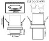 Встраиваемый светодиодный спот Crystal Lux CLT 042C130 WH