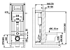 Инсталляция Berges Atom Line 040340 410 для подвесного унитаза, кнопка Soft Touch черная