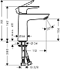 Смеситель для раковины Hansgrohe Talis E 71712000, хром