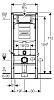 Инсталляция Geberit 111.300.00.5 Duofix UP320 для унитаза в комплекте с клавишей Geberit Sigma 115.882.KJ.1, крепежом, шумоизоляцией и блоком для ароматических таблеток