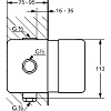 Душевая система Kludi Bozz 387363976 черный матовый