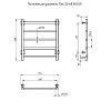 Полотенцесушитель электрический Тругор Пэк серия 20 Пэк20кв/6050 хром